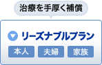 治療を手厚く補償 リーズナブルプラン 本人 夫婦 家族