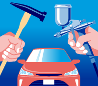 車の擦り傷や車を擦った修理代 こすり傷も保険で補償 チューリッヒ チューリッヒ保険 公式サイト