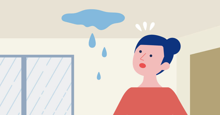 雨漏りは火災保険で補償を受けられるのか|チューリッヒ