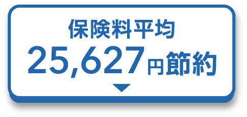 保険料平均25,627円節約