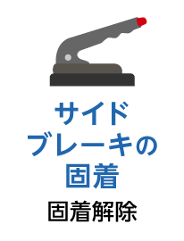 サイドブレーキの固着 固着解除