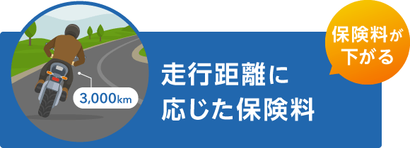 走行距離に応じた保険料 保険料が下がる